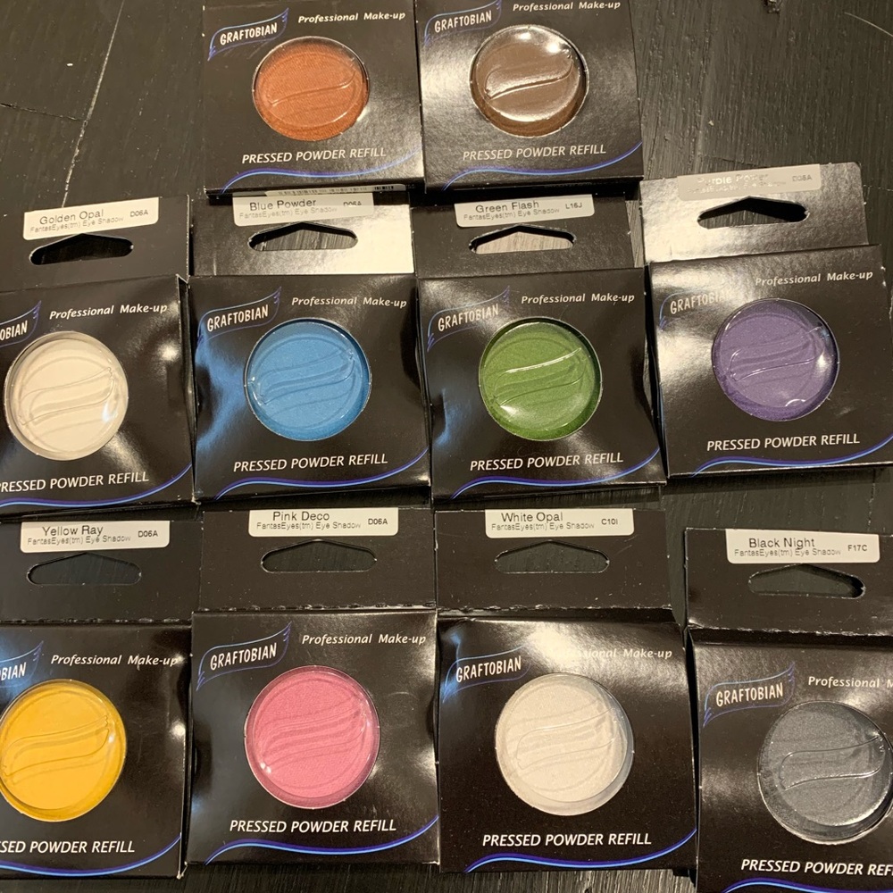 10 graftobian single shadows